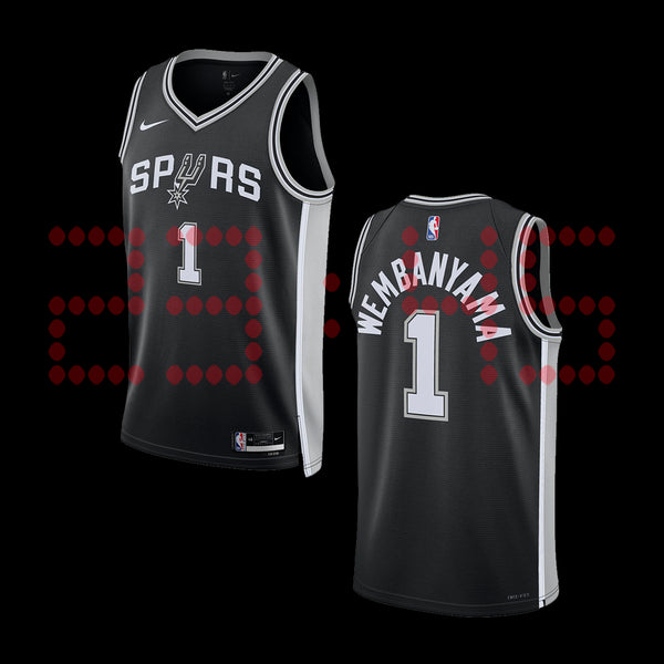 NIKE NBA SWINGMAN JERSEY ICON EDITION SAN ANTONIO SPURS VICTOR WEMBANYAMA