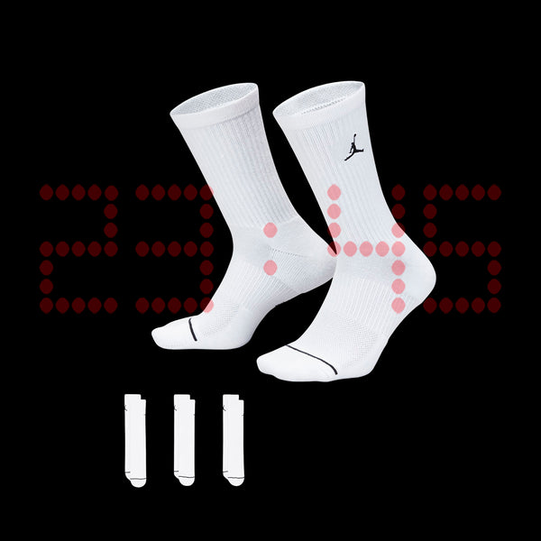 JORDAN EVERYDAY CREW SOCKS 3PACK