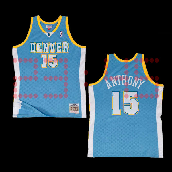 JERSEYS MITCHELL AND NESS SWINGMAN ROAD DENVER NUGGETS 03-04 CARMELO ANTHONY