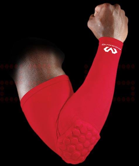 MCDAVID HEXPAD POWER SHOOTER ARM SLEEVE ROJO